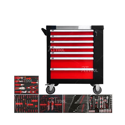 Factory Direct Sale Rt285a Super Rolling Metal Tool Trolley Car Repair