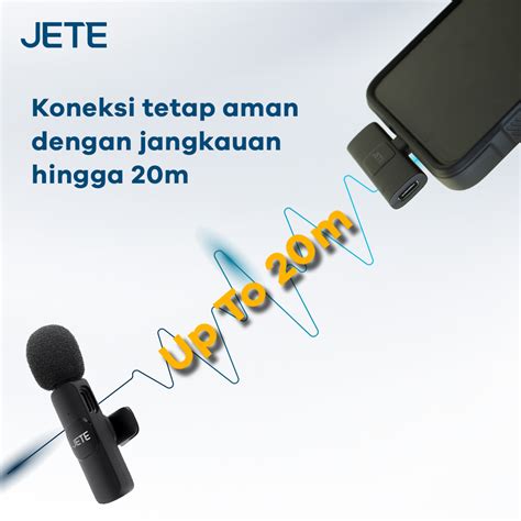 Jual Jete Co Series Mic Clip On Wireless In Jete Id