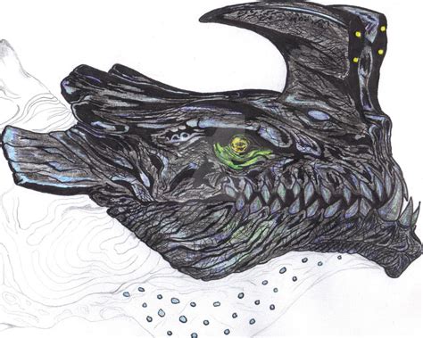 UPDATE ON Otachi Kaiju drawing #2 , 1-1-14 by NightDreamer41 on DeviantArt