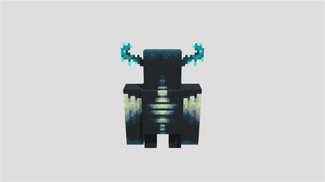 Warden Minecraft (animation recreations - Download Free 3D model by ...