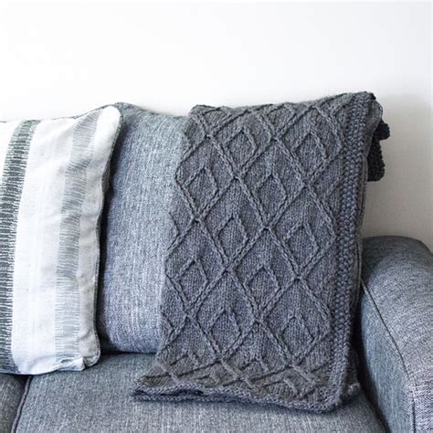 Ravelry Nestled Diamonds Blanket Pattern By Snickerdoodle Knits