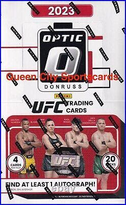 2023 Panini Donruss Optic UFC Factory Sealed Hobby Box Sealed Box Cards