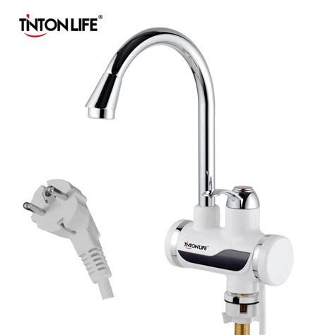 Tinton Life Instant Tankless Electric Hot Water Heater Faucet Kitchen Instant Heating Tap Water