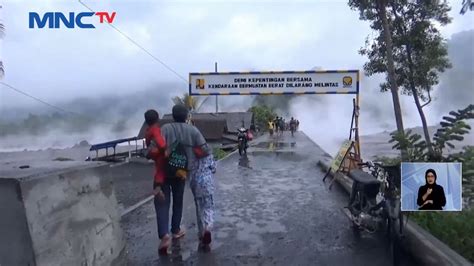 Banjir Lahar Semeru Terjang Sejumlah Rumah Di Tepian Sungai Kali