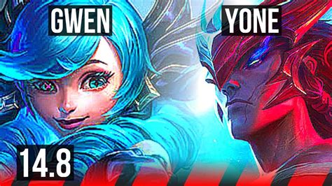 Gwen Vs Yone Top 70 Winrate 6 Solo Kills Tr Diamond 14 8