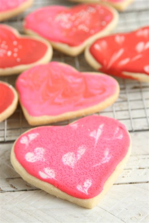 Valentine sugar cookies - A Farmgirl's Kitchen®