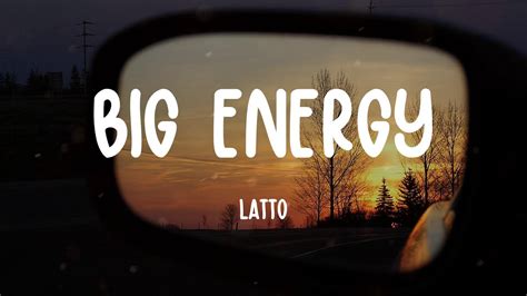 Latto Big Energy Lyrics Youtube