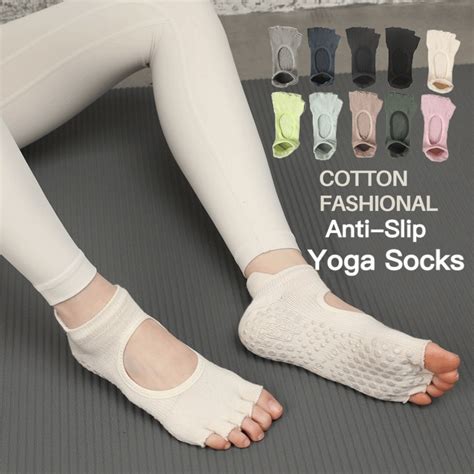 Jual Kaos Kaki Pilates Baru Kaos Kaki Yoga Kaos Kaki Lima Jari Open Toe