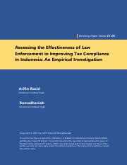 Assessing The Effectiveness Of Law Enforcement In