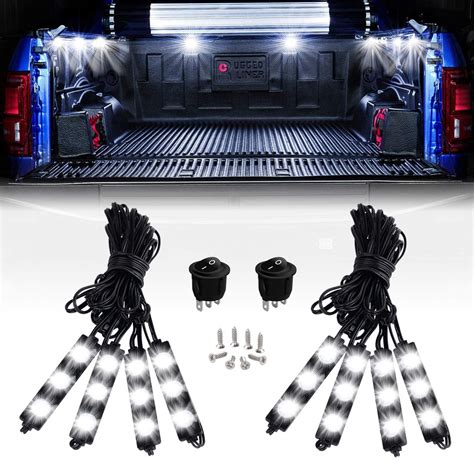 Nilight Pcs Led Rock Light For Cargo Truck Pickup Bed Off Road Under