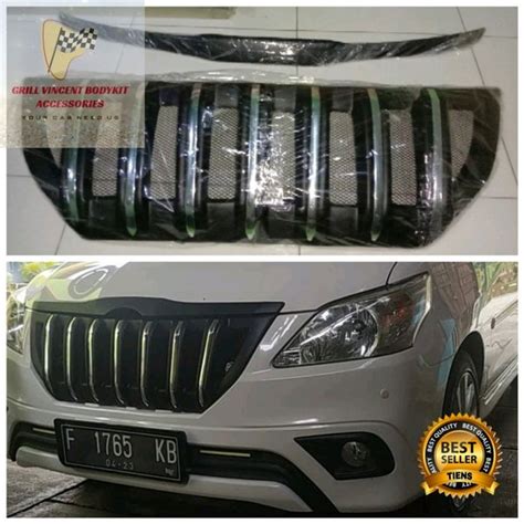 Jual Grill Innova Inova 2014 2015 Prado Hitam Doff With List CHROME