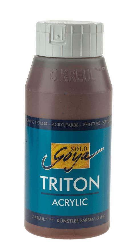 Acrylfarbe Solo Goya 750 Ml Oxydbraun Triton Acrylfarbe Von OPITEC