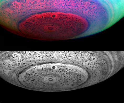 APOD 2008 October 27 Beneath The South Pole Of Saturn