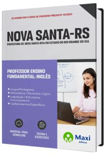 Apostila Prefeitura De Nova Santa Rita Rs Maxi Educa Maxi Educa