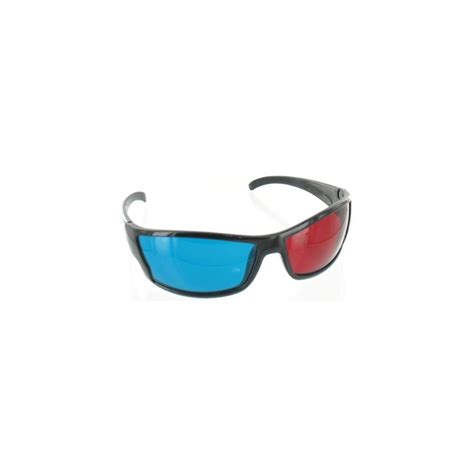 Ochelari 3d Rosu Cyan Rama Neagra Emagro