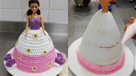 Barbie Doll Cake How To Make Barbie Doll Cake Barbie Doll Cake Kaise