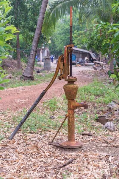 Old Antique Hand Water Pump Stock Photo Fiskness 62906431