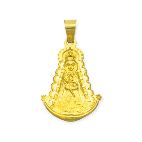 Medalla Virgen Rocio Silueta Orobriz Carmen Joyeria