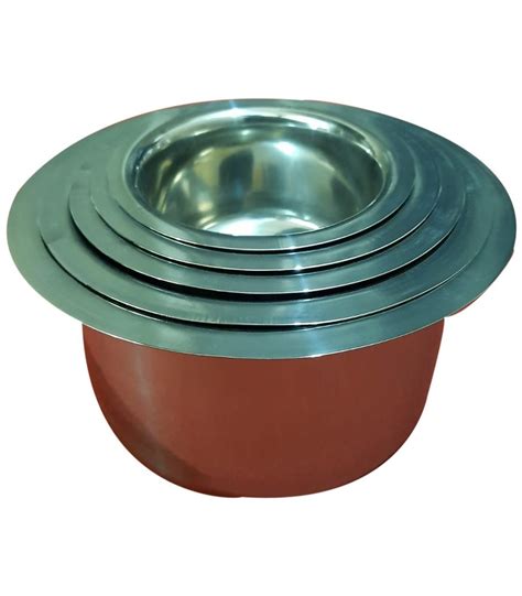 Pieces Round Stainless Steel Bottom Tope Set For Hotel Restaurant At