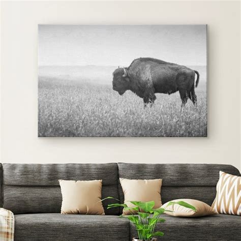 Bison Print Buffalo Print Bison Wall Art Nursery Decor Etsy