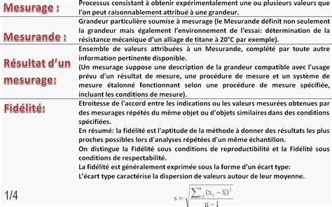 Incertitudes De Mesures