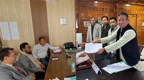 People S Party Of Arunachal Bjp Candidates File Nominations For