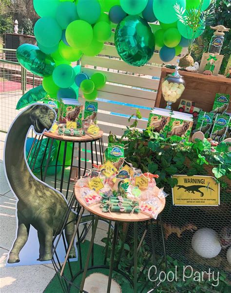 Dinosaurs Jurassic Park Birthday Party Ideas Photo 1 Of 5 Catch My Party