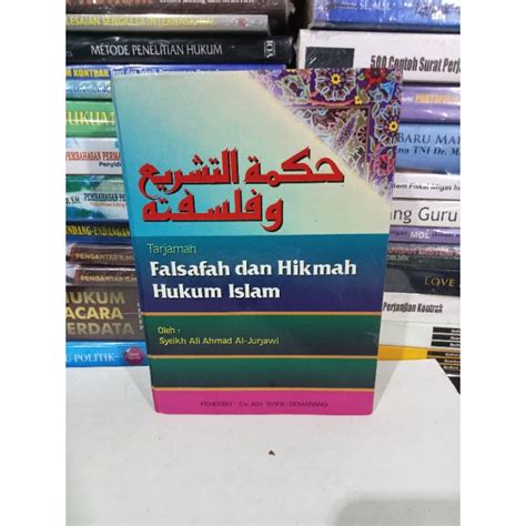 Jual Buku Falsafah Dan Hikmah Hukum Islam Shopee Indonesia