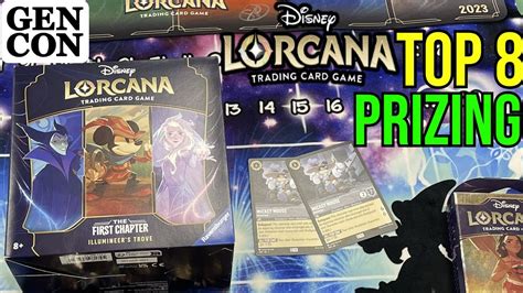 Disney Lorcana GENCON Top 8 PRIZING Ft Jackson Hoang YouTube