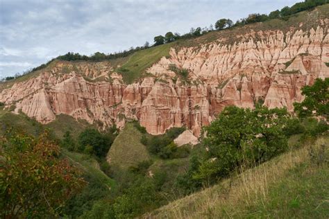 Red Ravine In Romania Landscape Stock Photo Image Of Park Arid