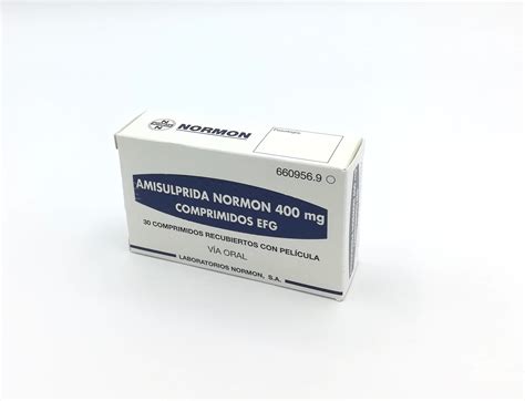 Amisulprida Normon Efg 400 Mg 30 Comprimidos Recubiertos Farmacéuticos