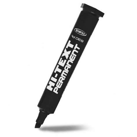 Hi Text 830Pc Koli Kalemi Permanent Marker Kesik Uclu Siyah