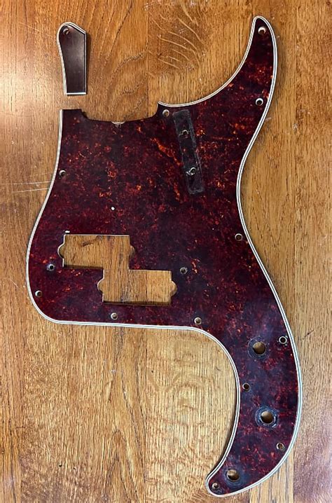 Fender Precision Bass Pickguard Tortoise Reverb