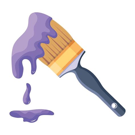 Trendy Dripping Paintbrush 20411036 Vector Art at Vecteezy