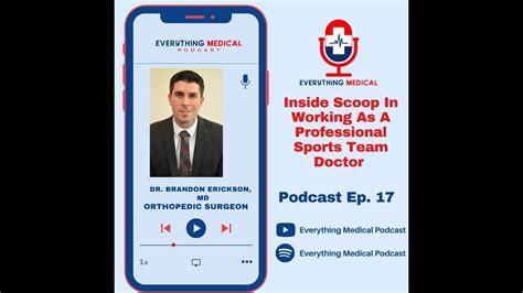 Inside Scoop In Working As A Professional Sports Team Doctor Podcast