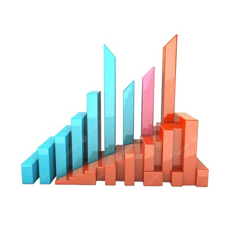 3d Increase Graph Concept Rendered Illustration 3d Chart Business