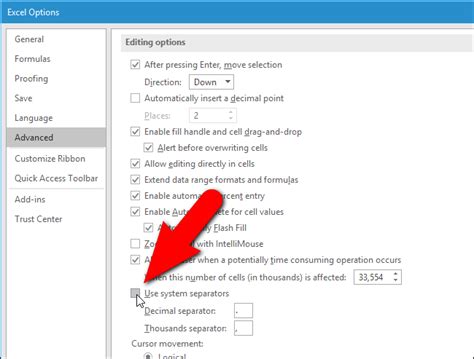 How To Change Excels Decimal Separators From Periods To Commas