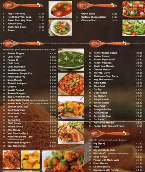 Menu At Taste Of India Pure Vegetarian Ltd Restaurant London 293 295