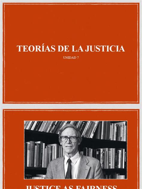 Unidad 7 Rawls Teoria De La Justicia Pdf John Rawls Desigualdad