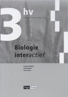 Bureau ISBN Biologie Interactief 3 Havo Vwo Werkboek Thema 3