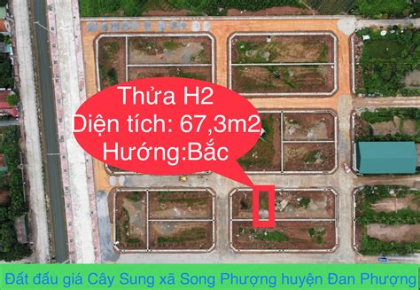 Thửa H2 Khu đấu Giá Cây Sung 4 Xã Song Phượng Huyện Đan Phượng