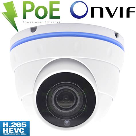 6 Camera IP PoE System : (1) Ultra 4K H.265 8 Channel NVR + (6) 5MP ...