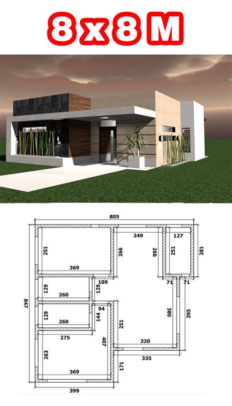 Plano Casa X M Casas Multifamiliares Planos De Casas Peque As