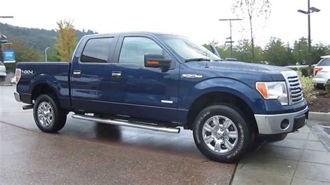 2012 Ford F 150 Dark Blue Pearl Metallic Stock 13 2528a Walk