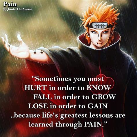 Naruto Shippuden Pain Quotes Posted By Ryan Sellers Naruto Anime