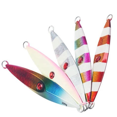 Vertical Jigging Lures Saltwater G Deep Sea Fishing Lure Metal Jig