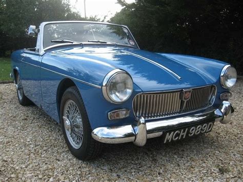 D Mg Midget Mkii In Riviera Blue Mike Authers Classics