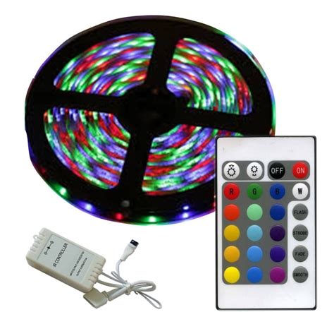 Kit Tira Led Rgb 5050 Multicolor Interio Exterior 300 Led 5m 290 00