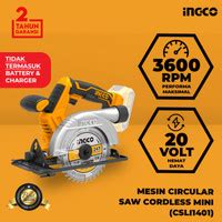 Review MESIN CIRCULAR SAW MINI CORDLESS 20V CSLI1401 Tokopedia