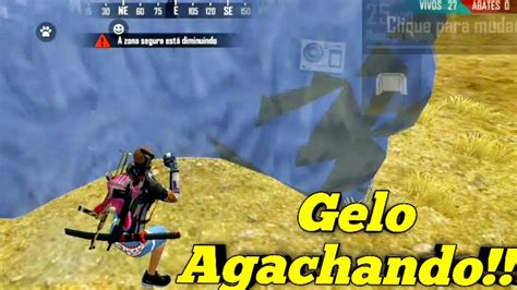 Como Colocar Gelo Agachando Free Fire Gelo R Pido Youtube